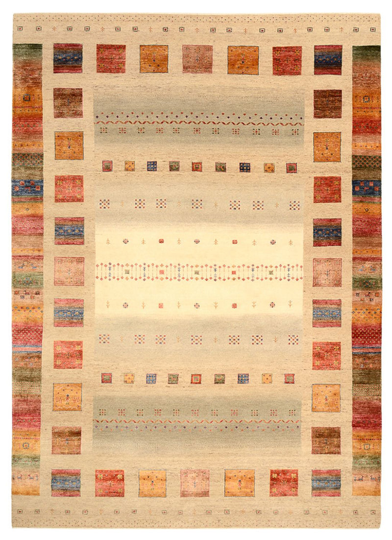 Gabbeh-tæppe - Loribaft Indus - 345 x 247 cm - flerfarvet