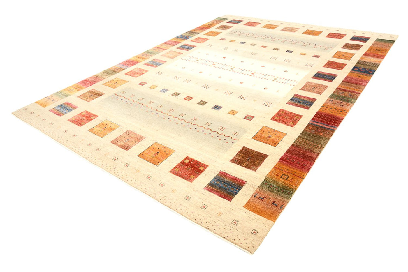 Indo Loribaft Tæppe 345x247cm - Uldtæppe
