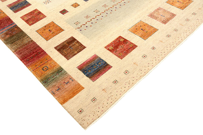 Gabbeh-tæppe - Loribaft Indus - 345 x 247 cm - flerfarvet