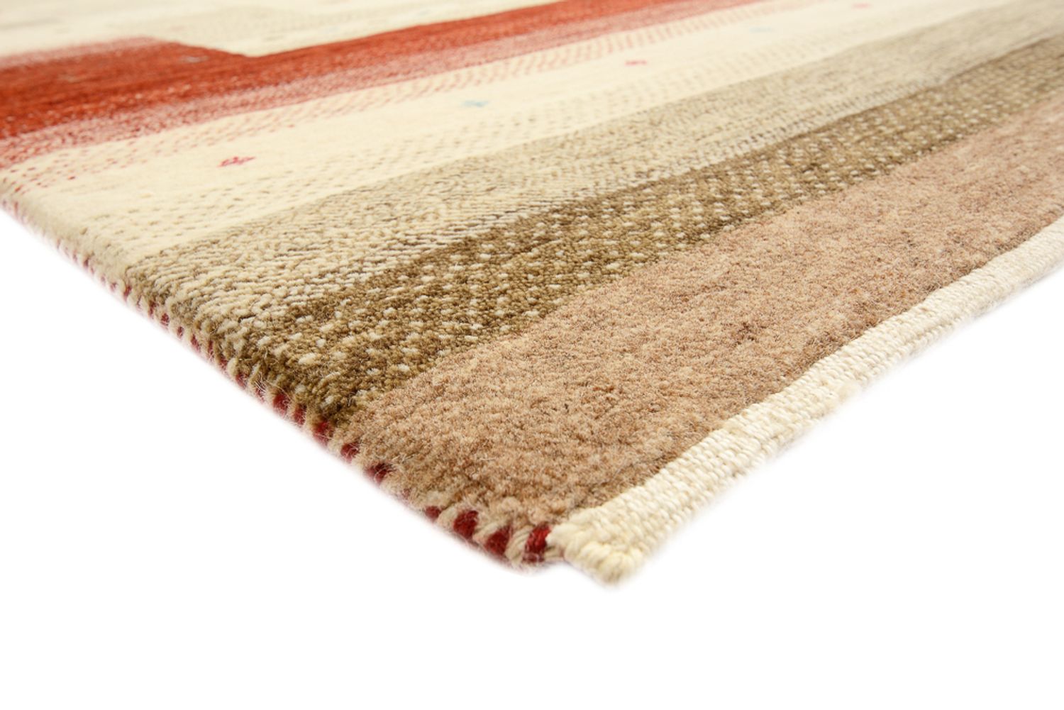 Gabbeh-tæppe - Loribaft Indus - 342 x 254 cm - lys beige