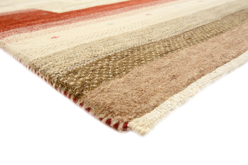 Gabbeh-tæppe - Loribaft Indus - 342 x 254 cm - lys beige
