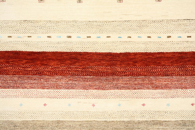 Gabbeh-tæppe - Loribaft Indus - 342 x 254 cm - lys beige