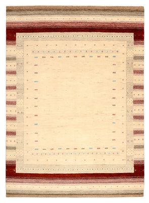 Gabbeh-tæppe - Loribaft Indus - 238 x 174 cm - lys beige