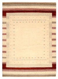 Gabbeh-tæppe - Loribaft Indus - 238 x 174 cm - lys beige