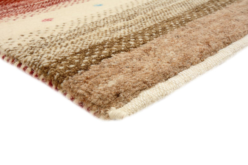 Gabbeh-tæppe - Loribaft Indus - 240 x 175 cm - lys beige