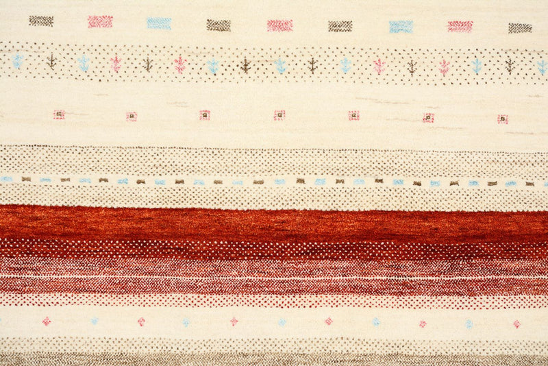 Gabbeh-tæppe - Loribaft Indus - 240 x 175 cm - lys beige