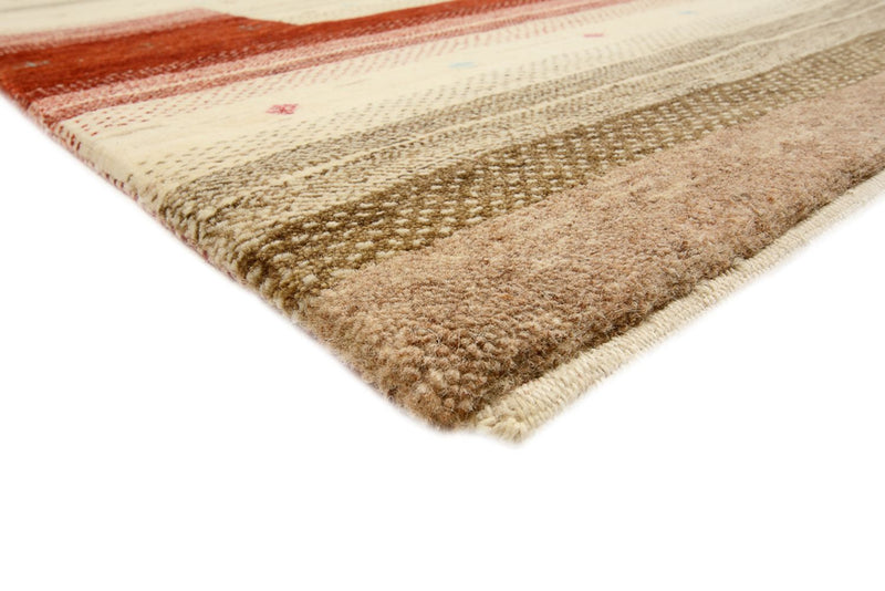 Gabbeh-tæppe - Loribaft Indus - 319 x 251 cm - lys beige