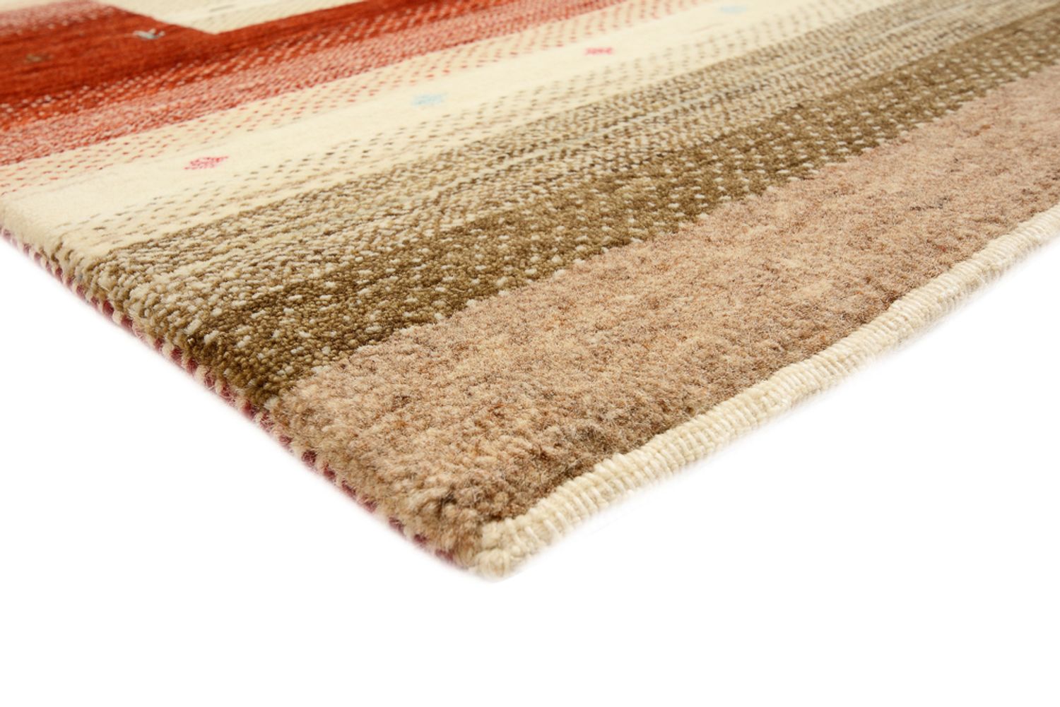 Gabbeh-tæppe - Loribaft Indus - 304 x 205 cm - lys beige