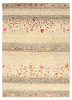 Gabbeh-tæppe - Loribaft Indus - 244 x 173 cm - lys beige