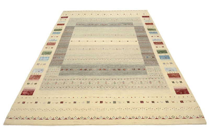 Gabbeh-tæppe - Loribaft Indus - 339 x 248 cm - flerfarvet