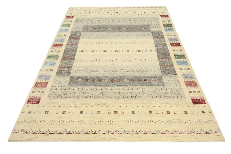 Gabbeh-tæppe - Loribaft Indus - 243 x 171 cm - flerfarvet
