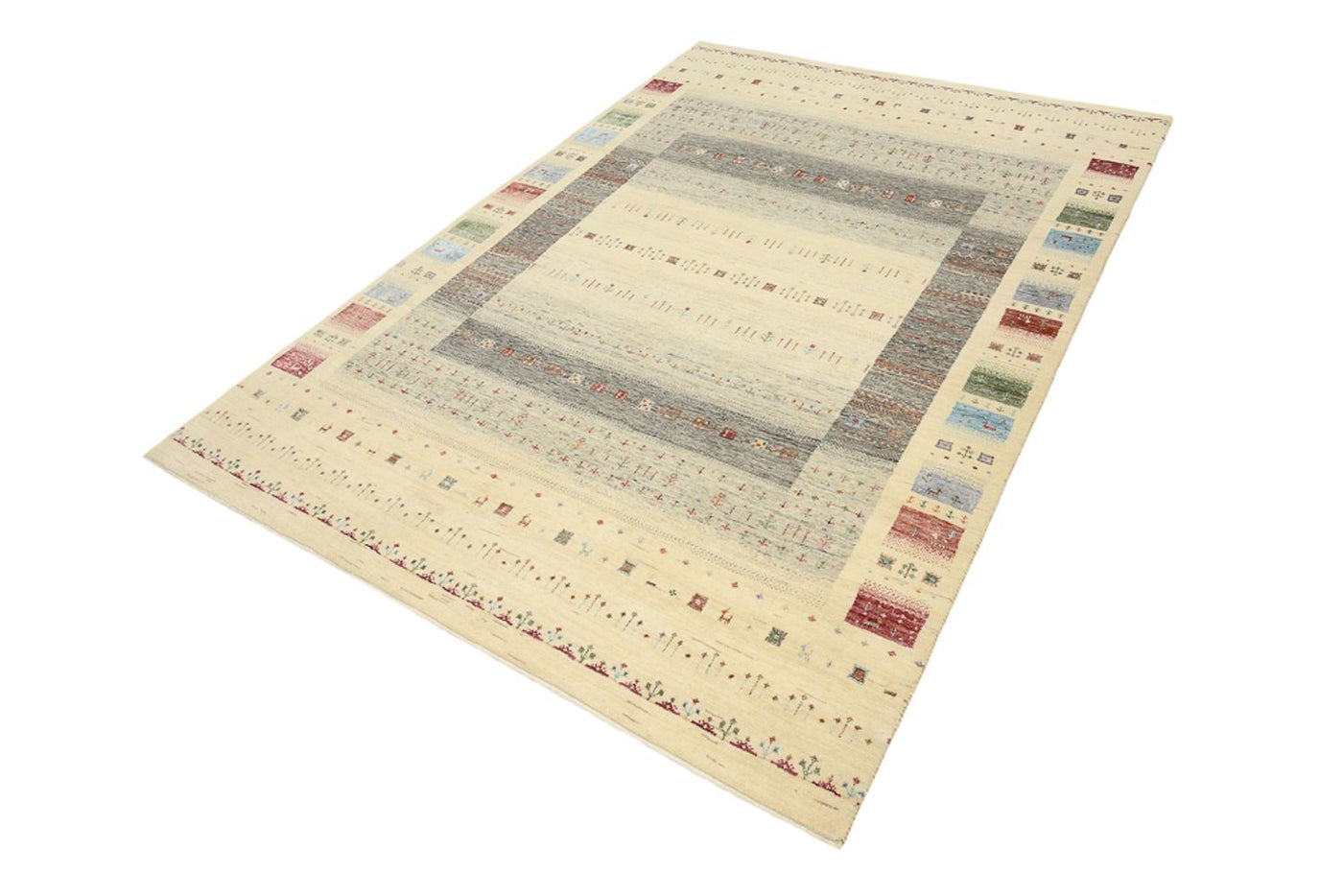 Indo Loribaft Tæppe 243x171cm - Uldtæppe