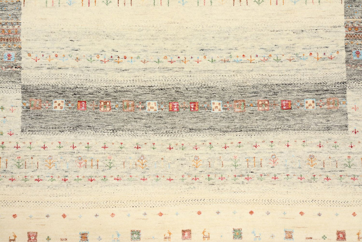 Gabbeh-tæppe - Loribaft Indus - 243 x 171 cm - flerfarvet