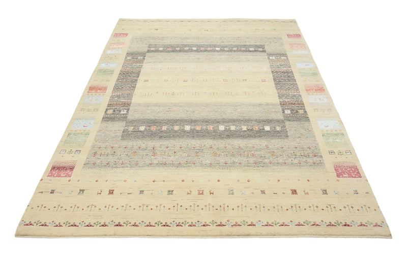 Gabbeh-tæppe - Loribaft Indus - 243 x 171 cm - flerfarvet