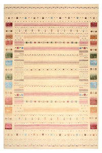 Gabbeh-tæppe - Loribaft Indus - 304 x 200 cm - flerfarvet