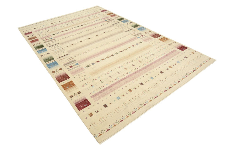 Gabbeh-tæppe - Loribaft Indus - 304 x 200 cm - flerfarvet