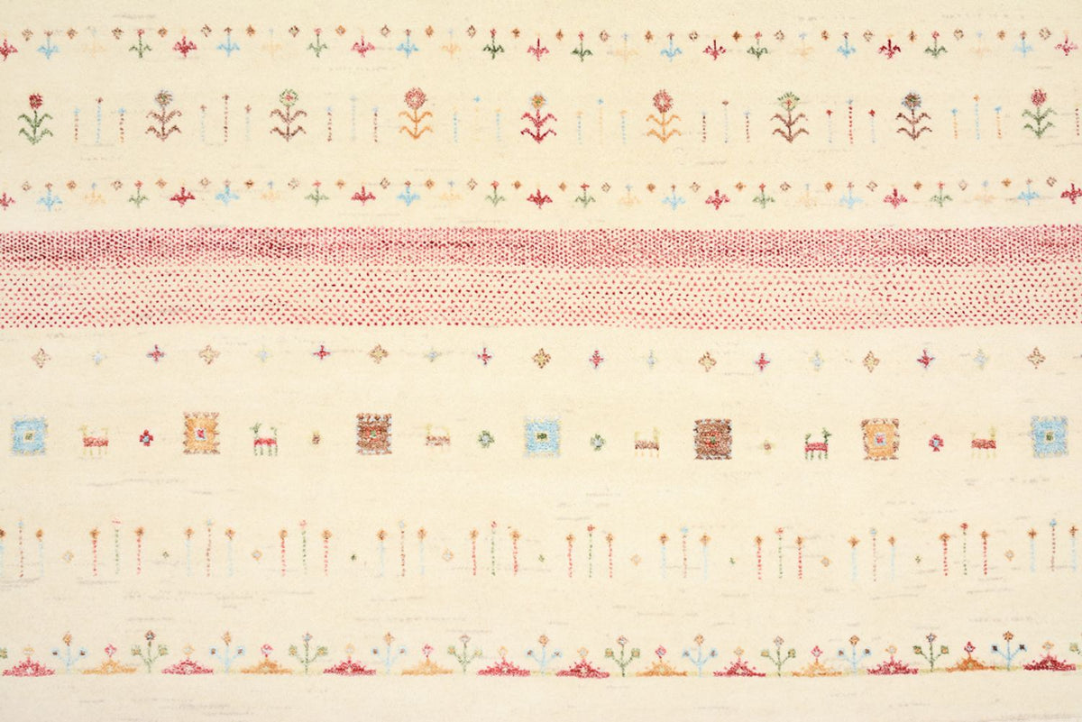 Gabbeh-tæppe - Loribaft Indus - 304 x 200 cm - flerfarvet