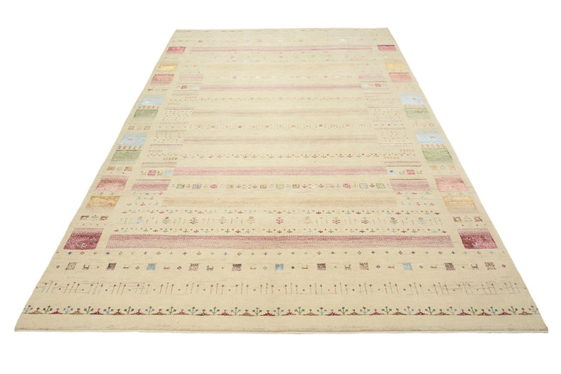 Gabbeh-tæppe - Loribaft Indus - 304 x 200 cm - flerfarvet