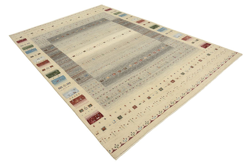 Gabbeh-tæppe - Loribaft Indus - 304 x 201 cm - flerfarvet