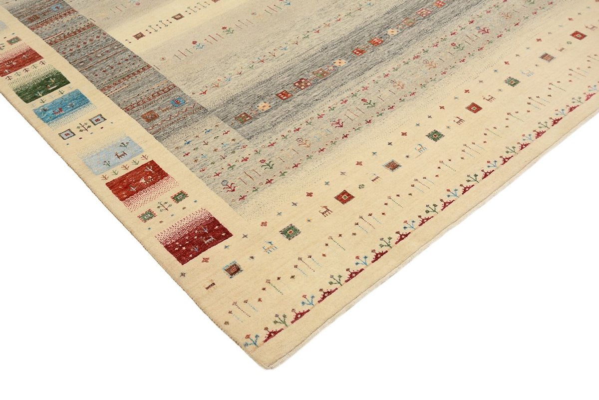 Gabbeh-tæppe - Loribaft Indus - 252 x 203 cm - flerfarvet