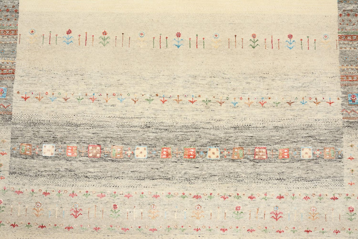 Gabbeh-tæppe - Loribaft Indus - 252 x 203 cm - flerfarvet