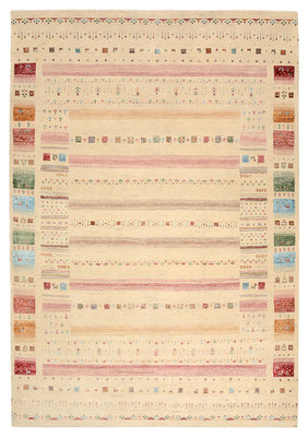 Gabbeh-tæppe - Loribaft Indus - 246 x 171 cm - flerfarvet