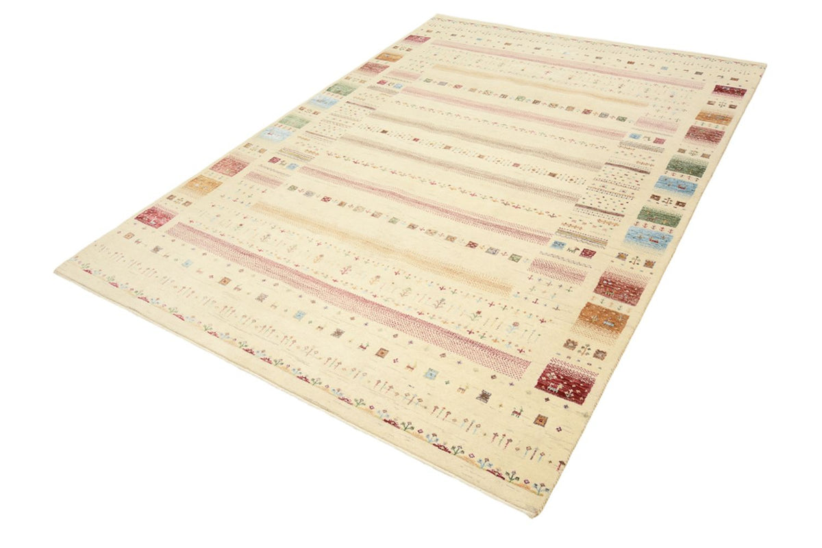 Gabbeh-tæppe - Loribaft Indus - 246 x 171 cm - flerfarvet