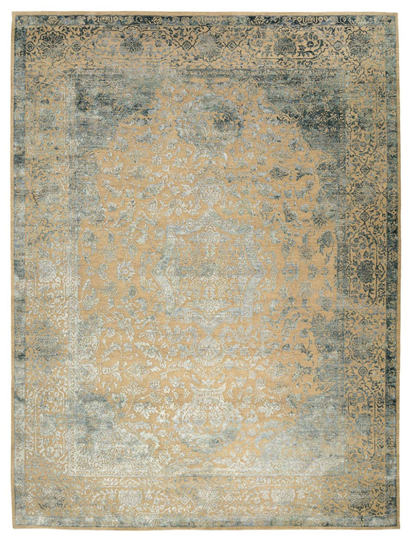 Designer tæppe - 364 x 271 cm - kamel