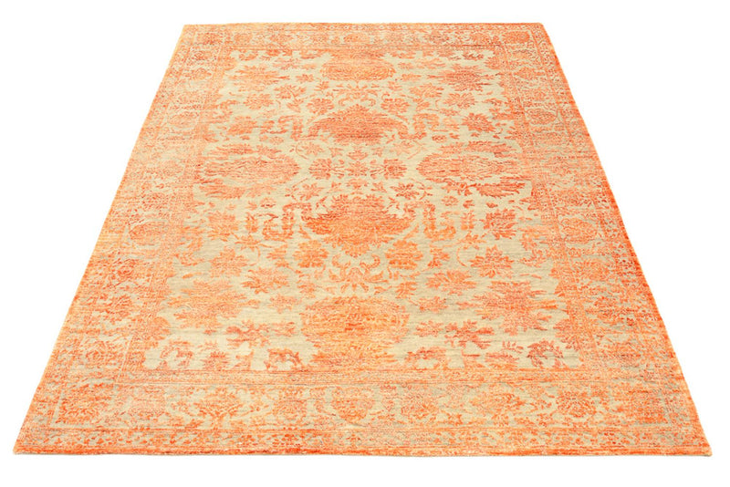 Designer tæppe - 200 x 154 cm - rust