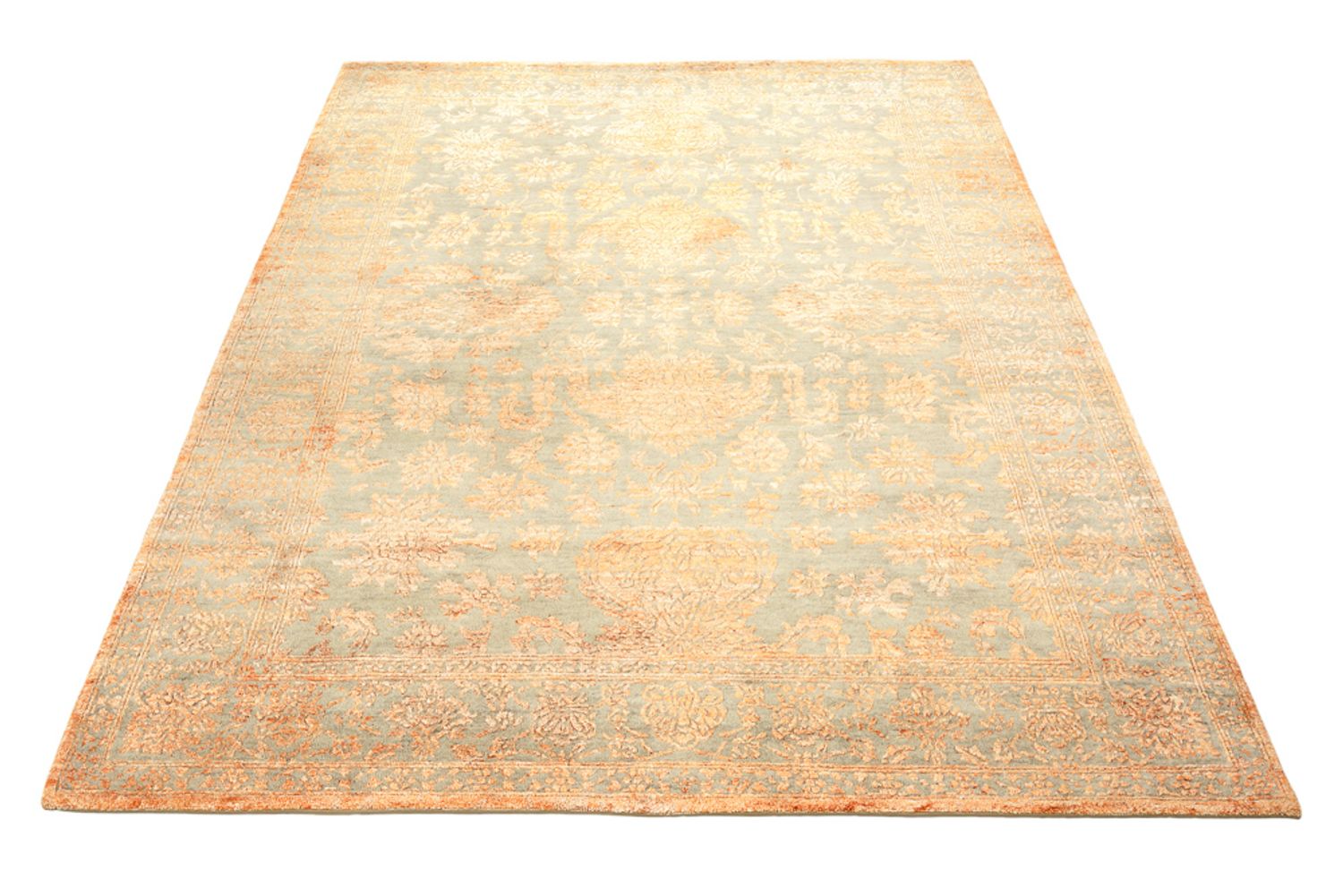 Designer tæppe - 200 x 154 cm - rust