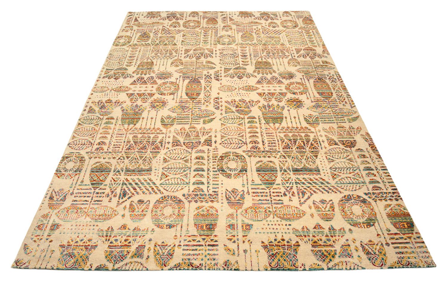 Designer tæppe - 366 x 271 cm - mørk beige