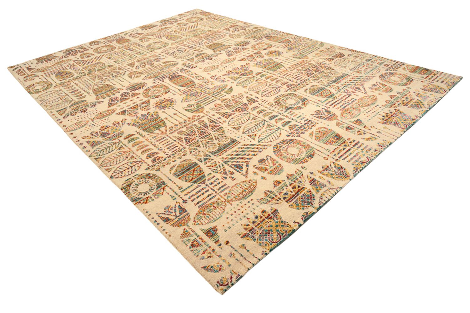 Designer tæppe - 366 x 271 cm - mørk beige