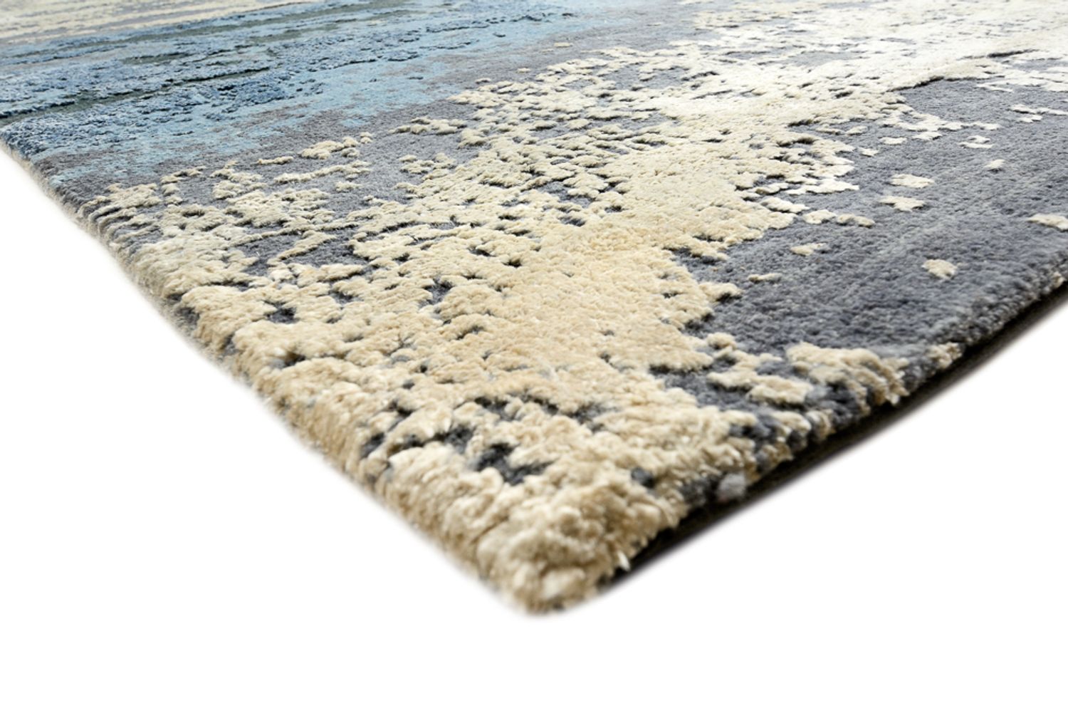 Designer tæppe - 430 x 306 cm - mørkeblå