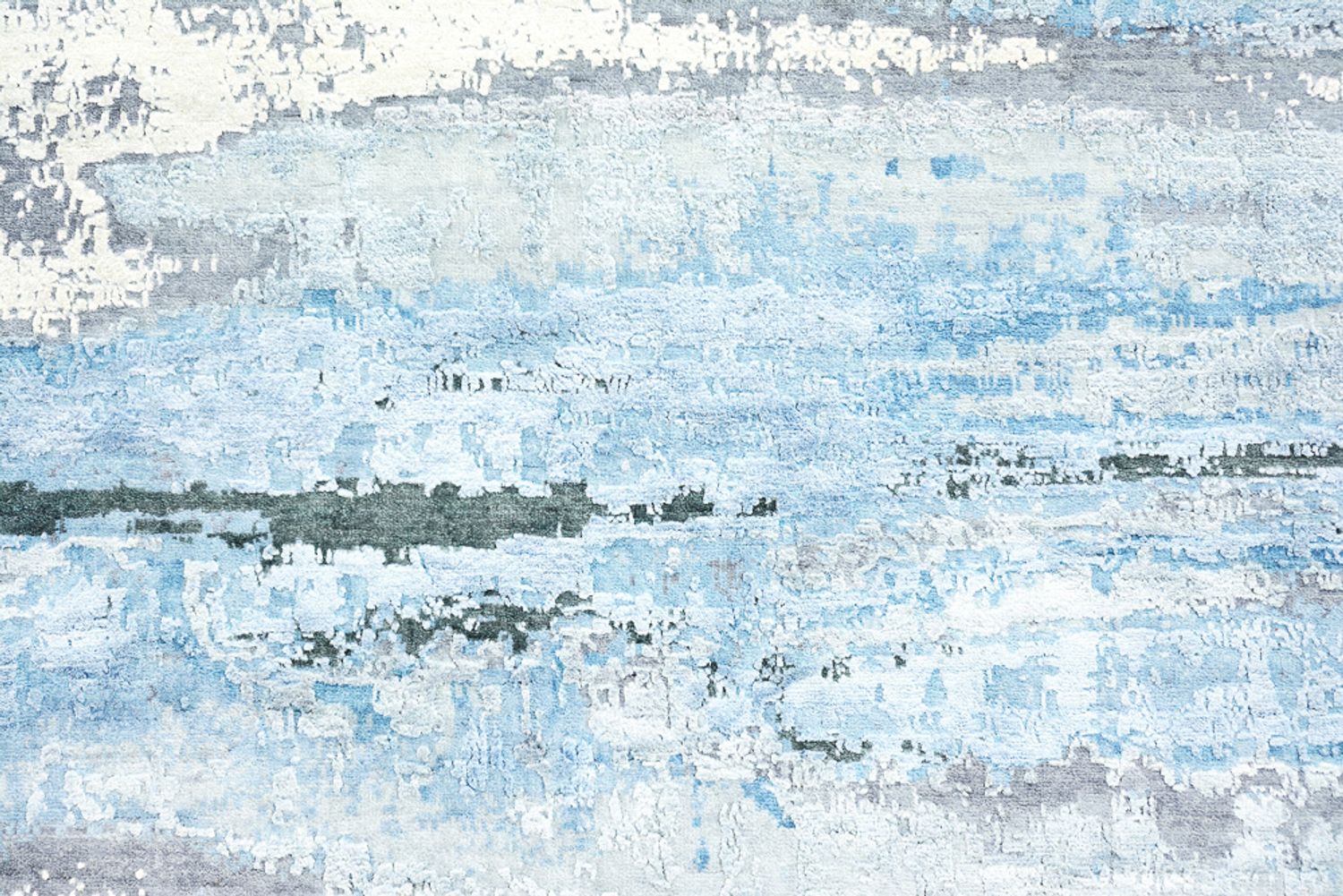Designer tæppe - 430 x 306 cm - mørkeblå