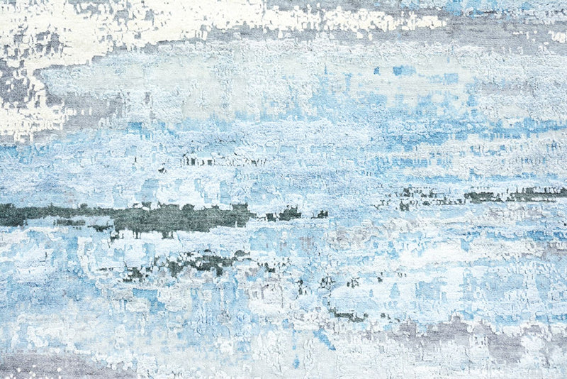 Designer tæppe - 430 x 306 cm - mørkeblå