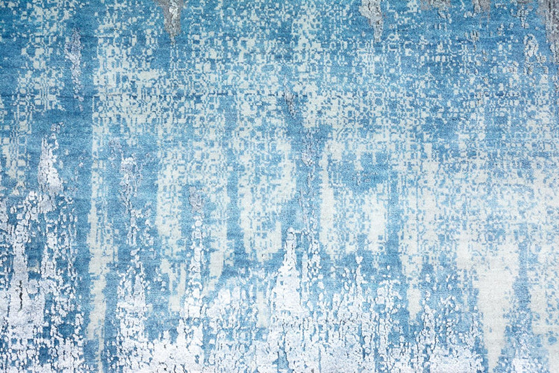 Designer tæppe - 430 x 306 cm - mørkeblå