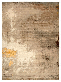 Designer tæppe - 367 x 270 cm - mørk beige
