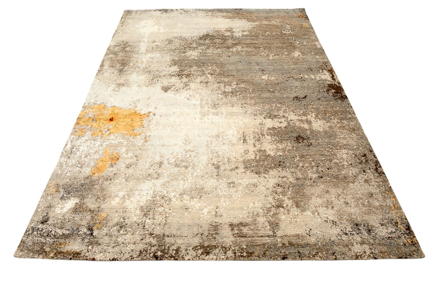 Designer tæppe - 367 x 270 cm - mørk beige