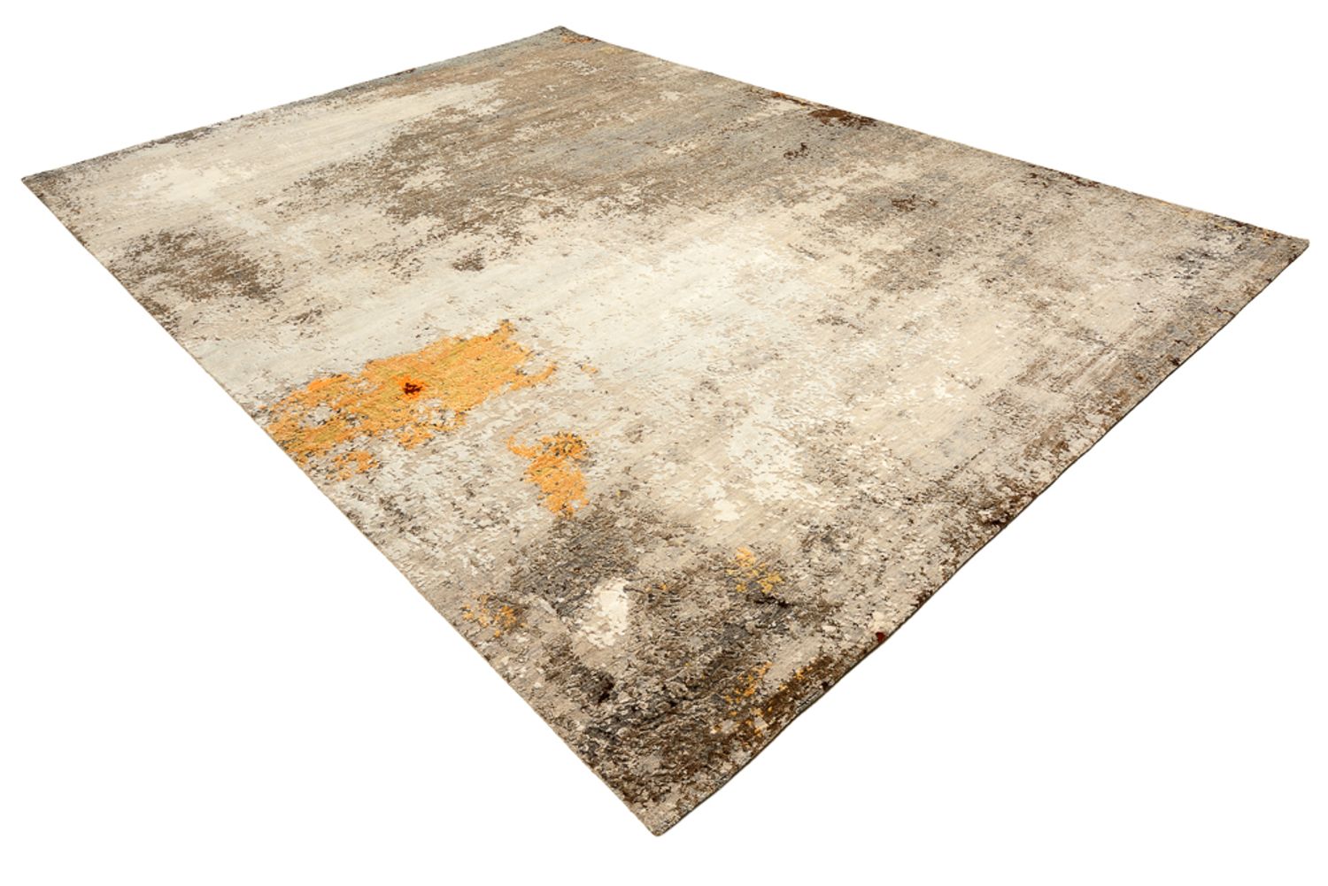 Designer tæppe - 367 x 270 cm - mørk beige