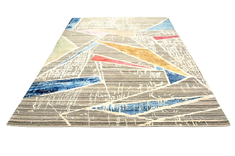 Designer tæppe - 303 x 246 cm - flerfarvet