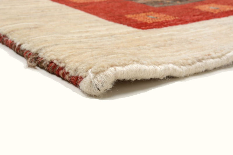 Gabbeh Tæppe - Loribaft Persisk - 205 x 150 cm - brun