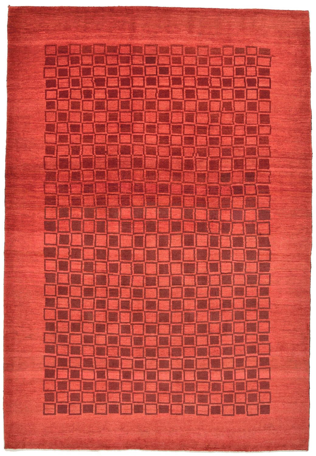 Gabbeh Tæppe - Loribaft Persisk - 298 x 204 cm - rød