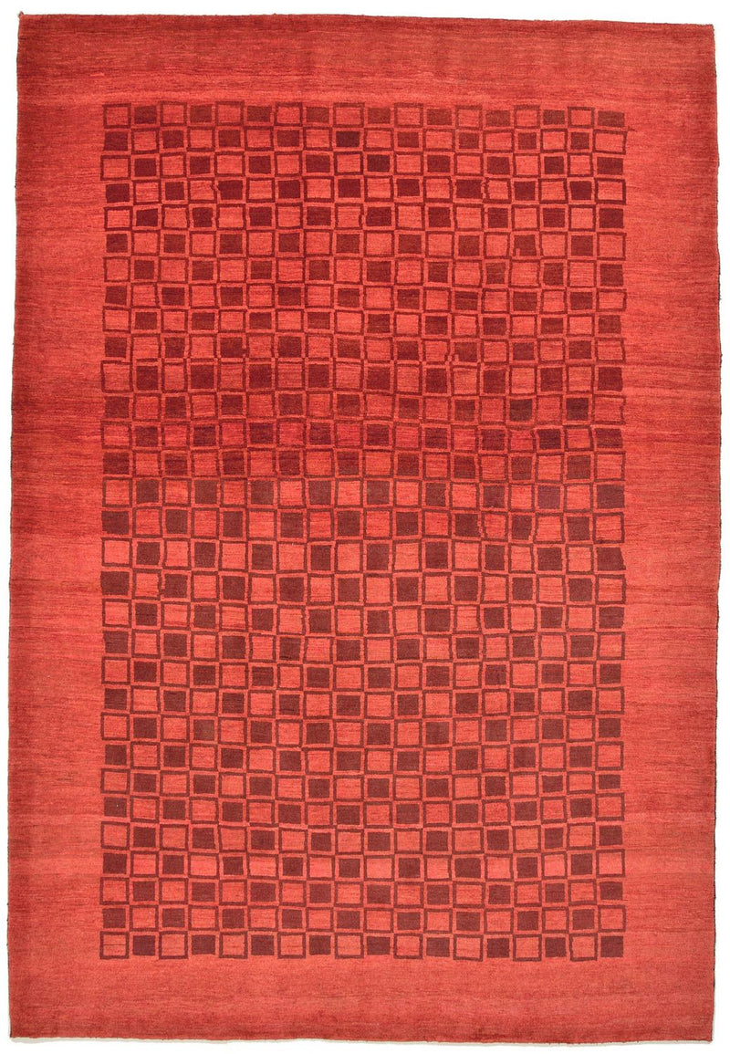 Gabbeh Tæppe - Loribaft Persisk - 298 x 204 cm - rød