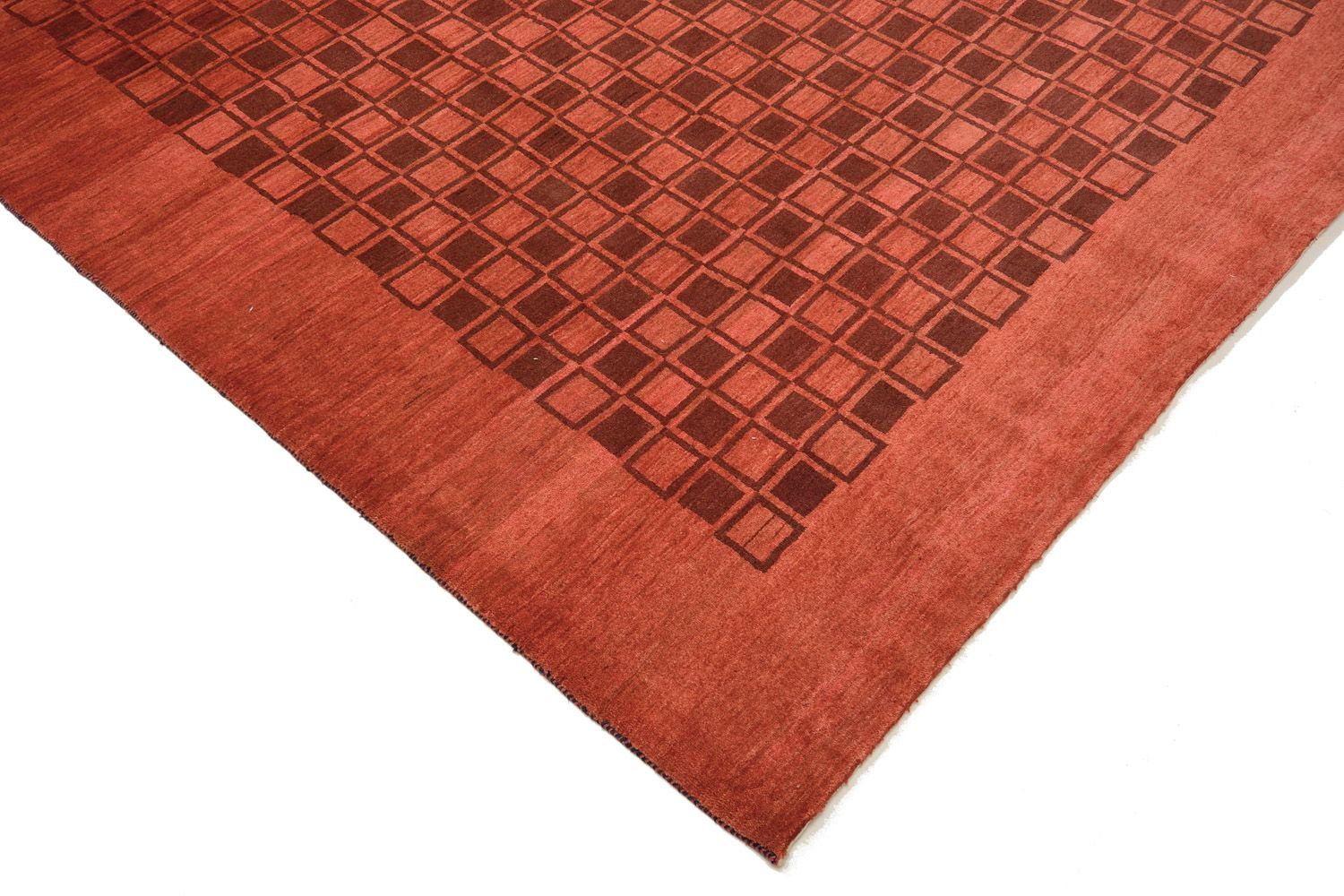 Gabbeh Tæppe - Loribaft Persisk - 298 x 204 cm - rød
