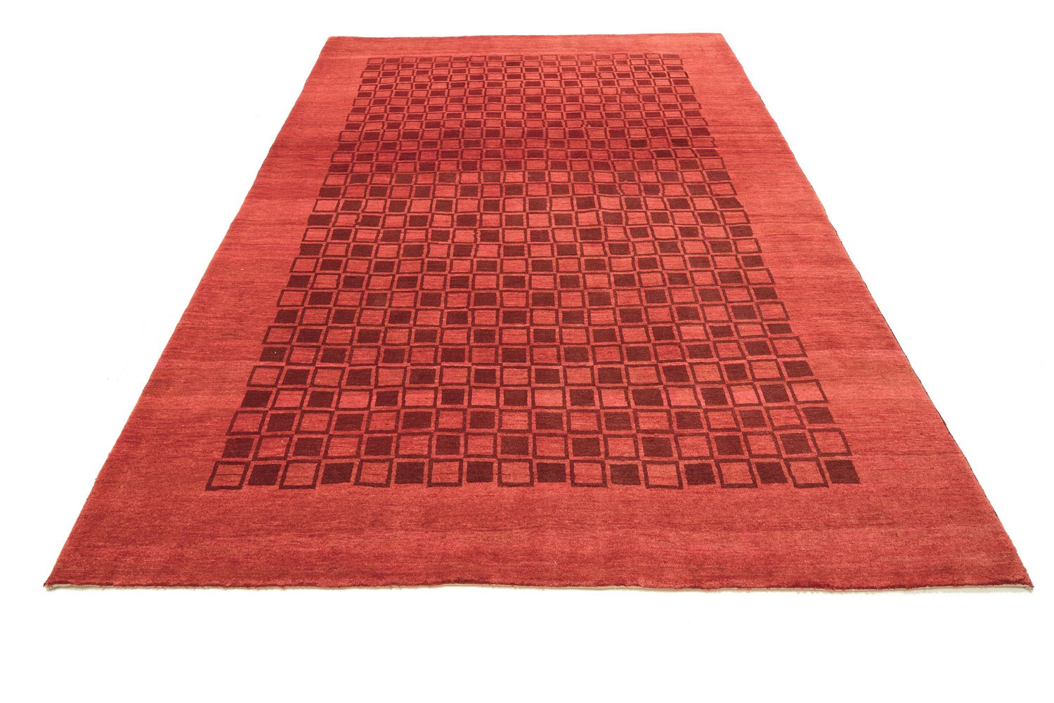 Gabbeh Tæppe - Loribaft Persisk - 298 x 204 cm - rød