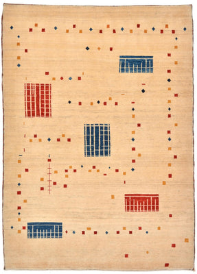 Gabbeh Tæppe - Loribaft Persisk - 157 x 111 cm - flerfarvet