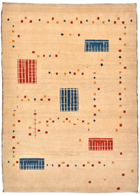 Gabbeh Tæppe - Loribaft Persisk - 157 x 111 cm - flerfarvet