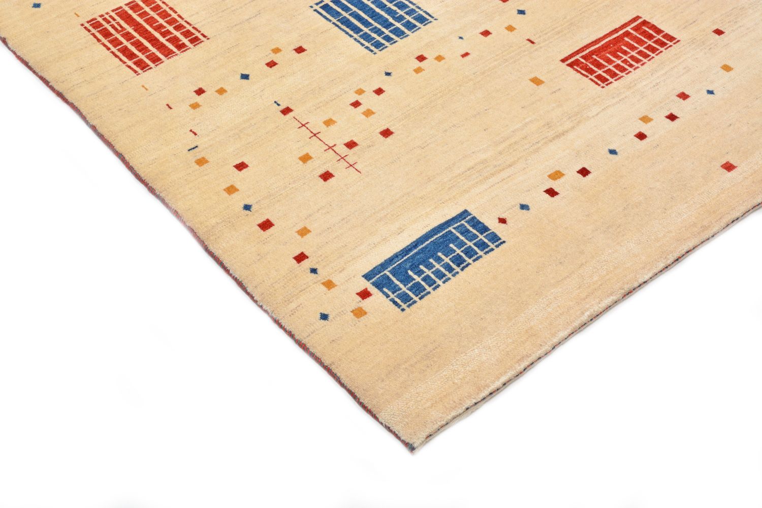 Gabbeh Tæppe - Loribaft Persisk - 157 x 111 cm - flerfarvet