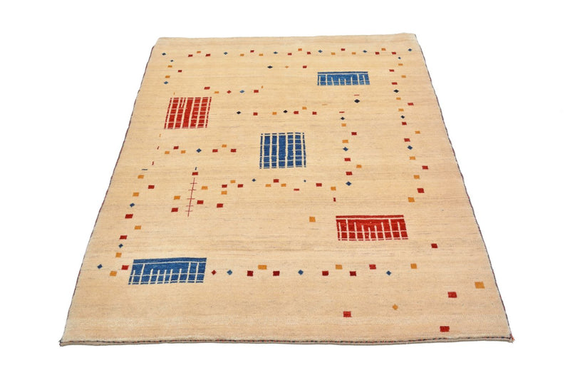 Gabbeh Tæppe - Loribaft Persisk - 157 x 111 cm - flerfarvet
