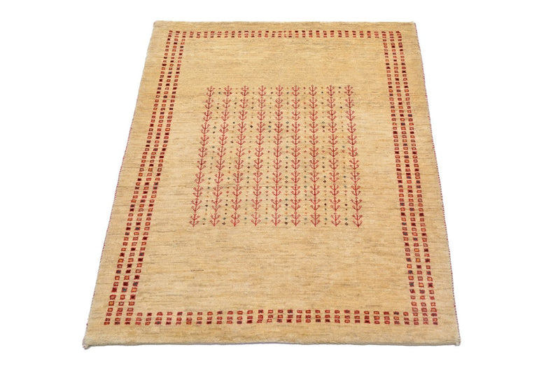 Gabbeh Tæppe - Loribaft Persisk - 119 x 81 cm - natur